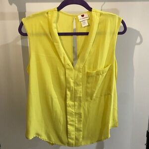 Vintage One Clothing Lemon Sleeveless Blouse